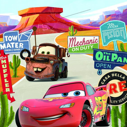 Disney Deco Panoramic<br>Cars