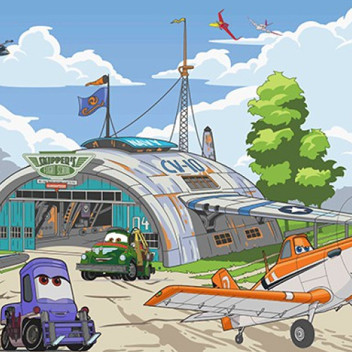 Disney Deco Panoramic Planes