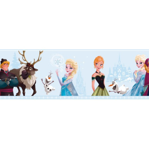Disney Deco Border 3503/1 (Frozen Blue)