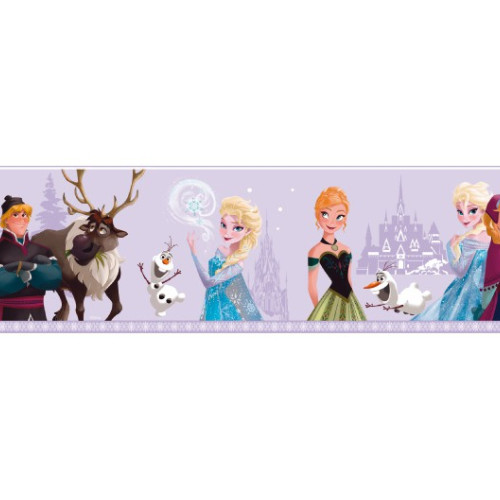 Disney Deco Border 3503/3 (Frozen Lilac)
