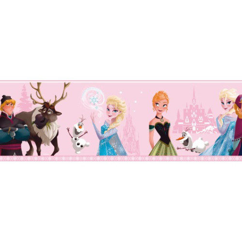Disney Deco Border 3503/2 (Frozen Pink)