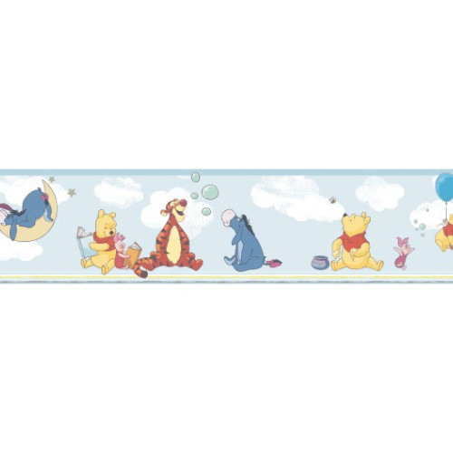 Disney Deco Border 3501/1 (Winnie Blue)