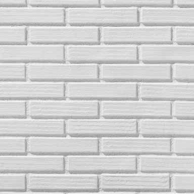 Side Faced Brick 77 (White)