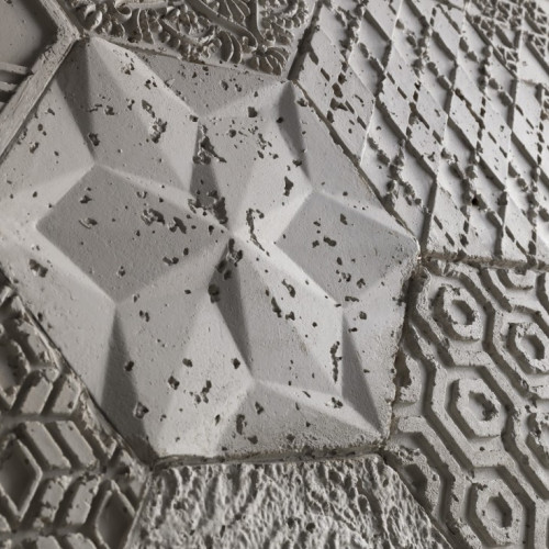 Hexagonal Concrete 960 (Close-up)